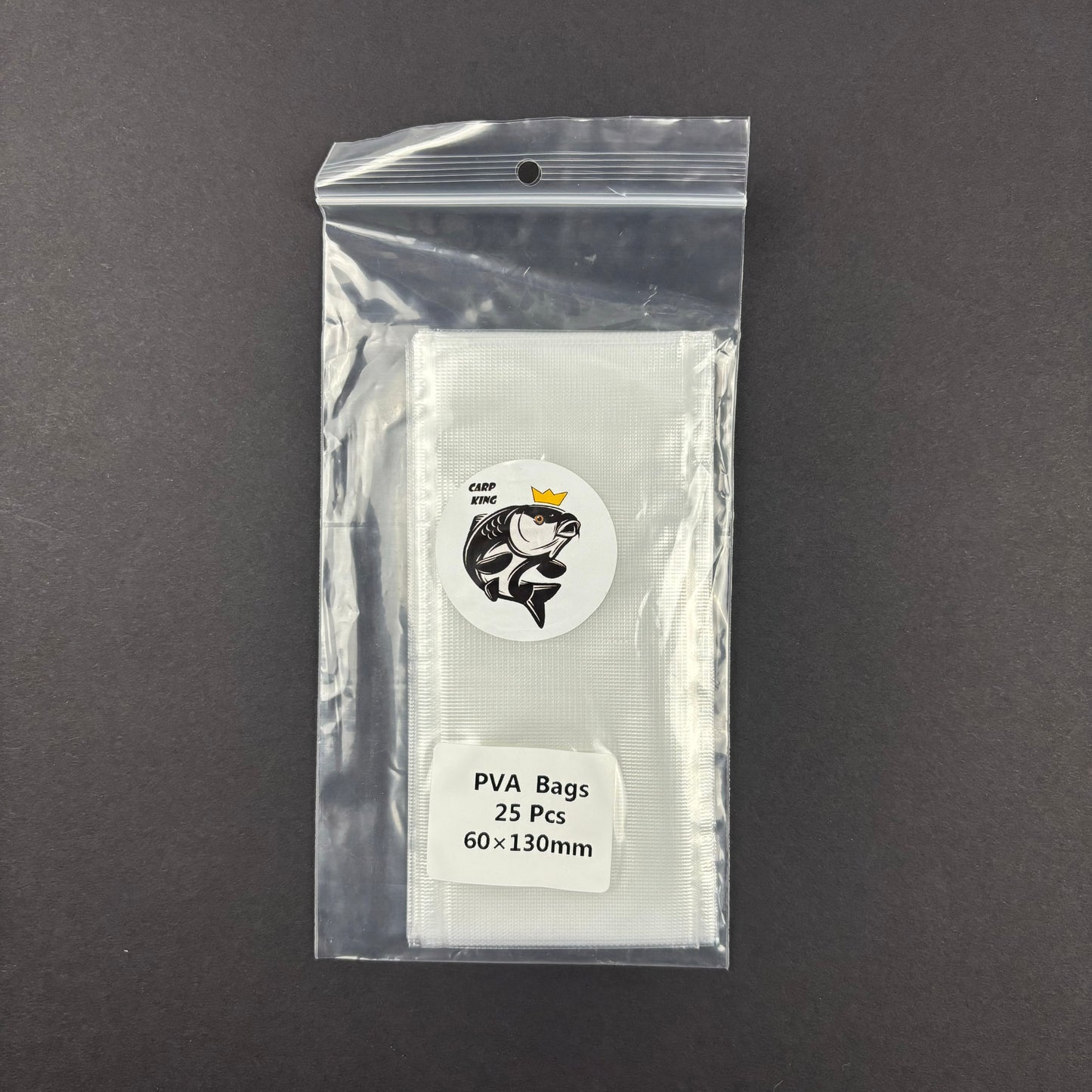Carp King Solid PVA Bags PRICE DROP! - 2 sizes (25pcs)