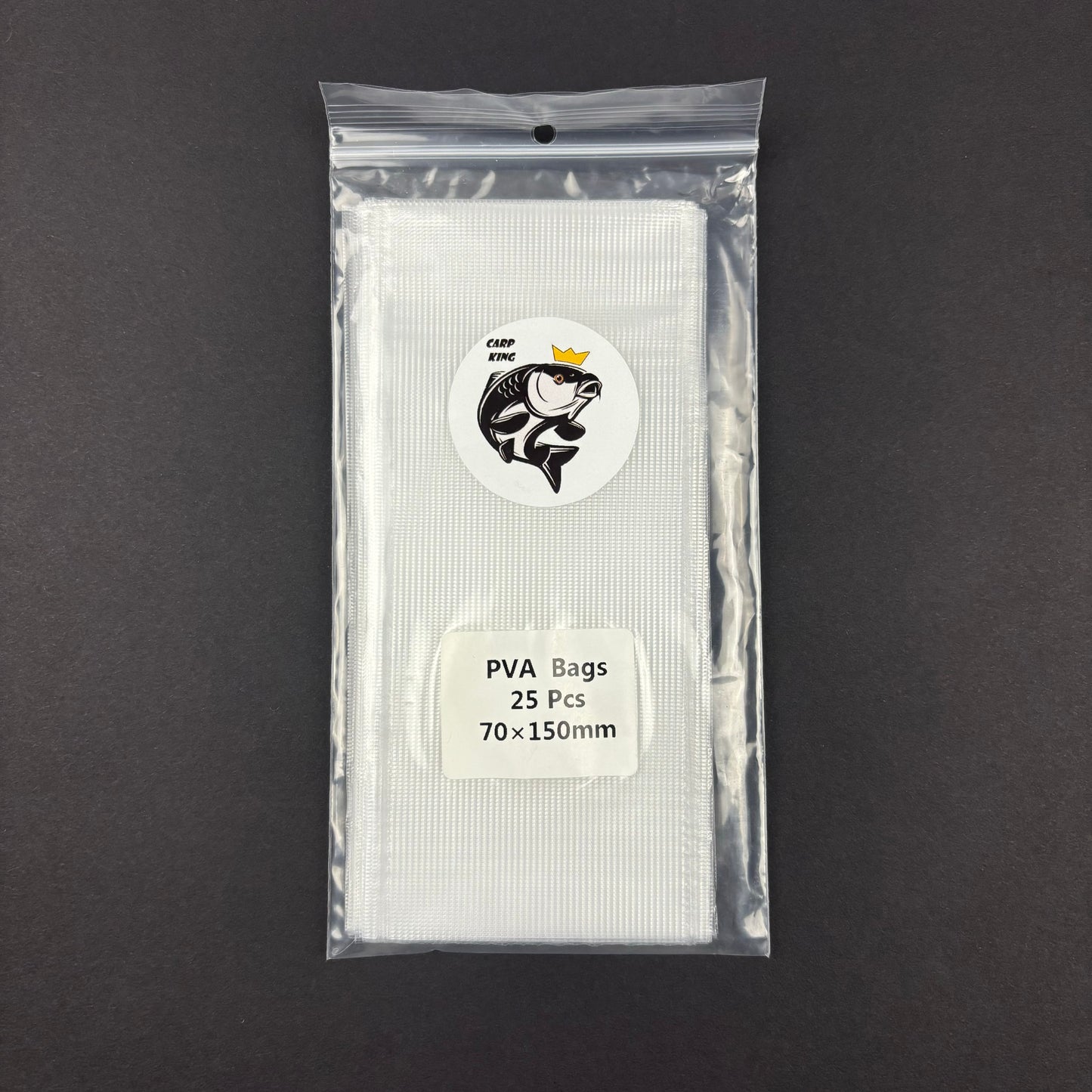 Carp King Solid PVA Bags PRICE DROP! - 2 sizes (25pcs)