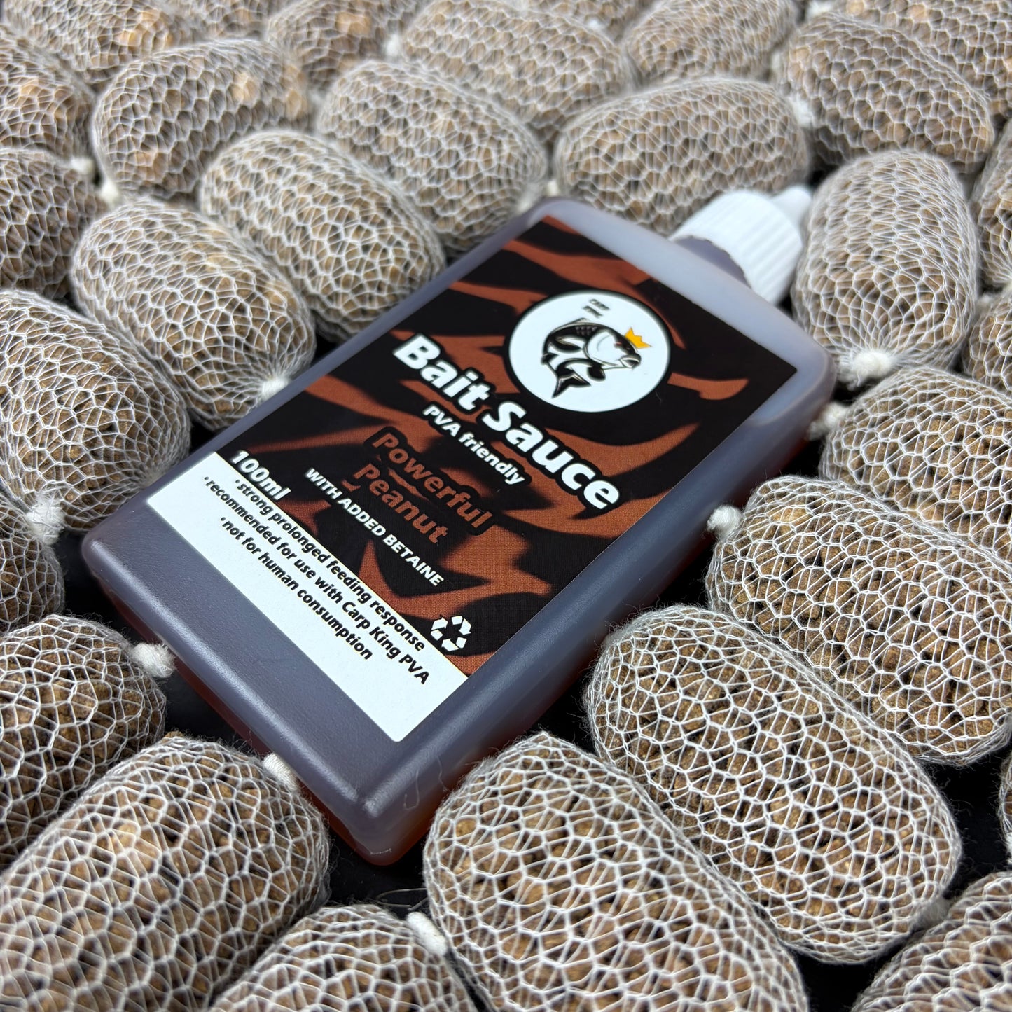 PRE TIED PVA MESH BAGS SESSION PACK + BAIT SAUCE (TEN FLAVOURS)