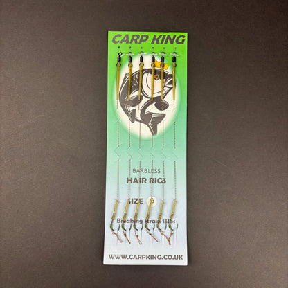 Premium barbless Hair Rig