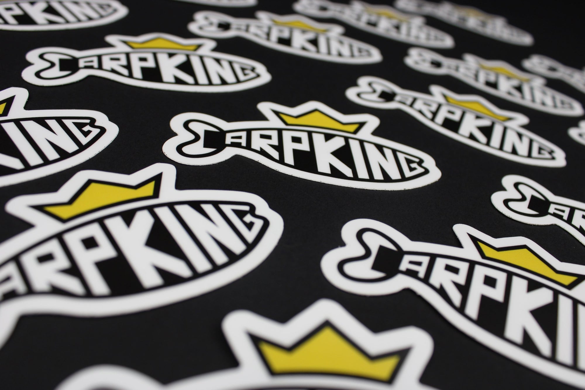 Carp King Bucket stickers