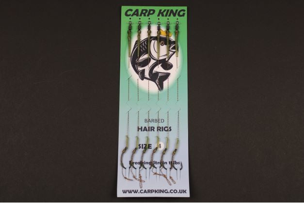Premium Hair Rig Curve shank Microbarb 1 x 6 pc