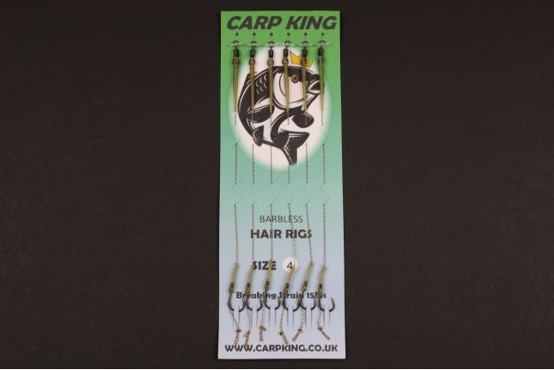 Premium Hair Rig Boilie Barbless 1 x 6 pc