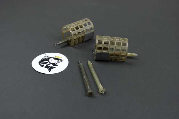 Inline cage Swim feeder - 3 sizes Quick change stems all 1 oz
